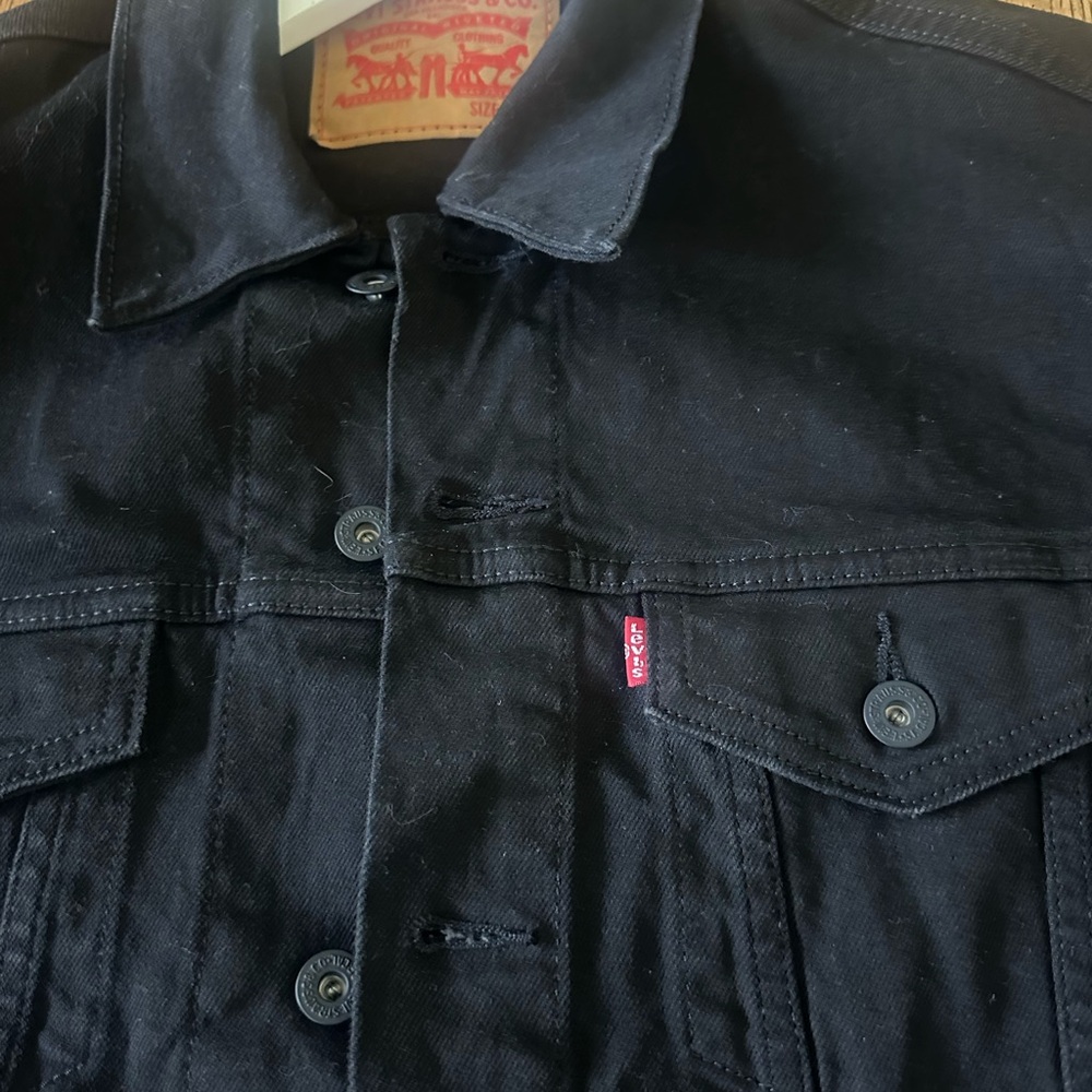 Levi's Black Denim Jacket for Men